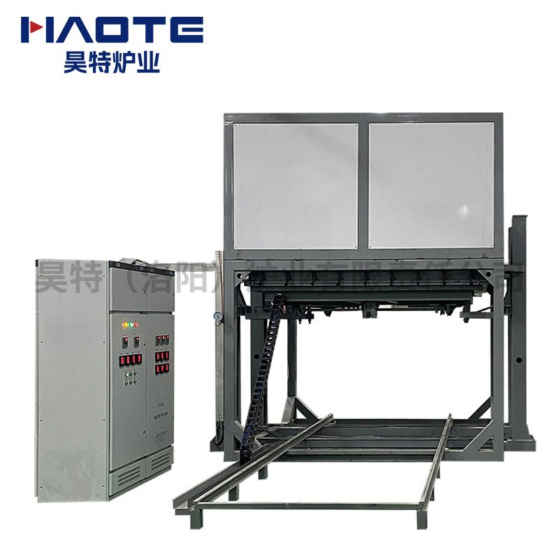 真空氣氛爐1000℃尺寸2400X2400X1200單爐車升降平臺升降單爐車